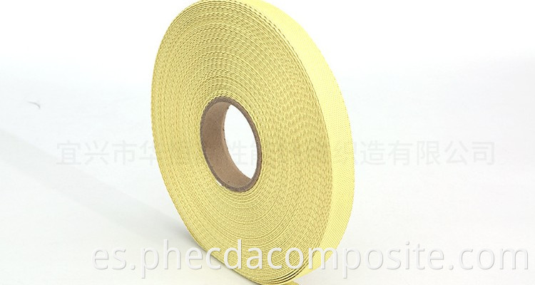 Aramid fiber woven tape